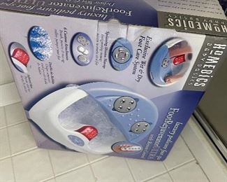 Homedics foot bath.