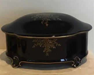 Cobalt Blue Dresser Box by J L Menau $40