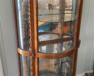 Bow Front China Cabinet