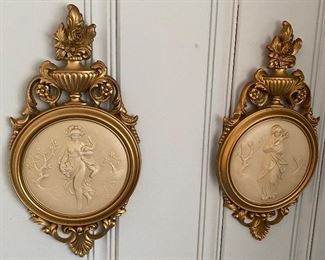 Victorian Style Wall Plaques