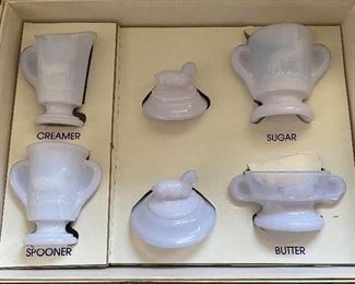 Child's Glass Serving Set in Box