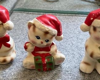 Vintage Christmas Cats