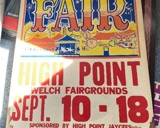 Vintage Guilford County Agricultural Fair Poster