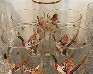 Vintage Libby Bar Set (Duck and Pheasant)