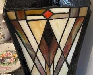 Arts and Crafts Style Plastic Lamp