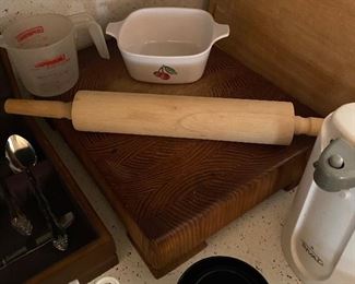 Rolling Pin/Chopping Block