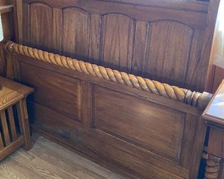 Bedroom Suite with Bed, Chest of Drawers, Dresser with Mirror and Nightstand