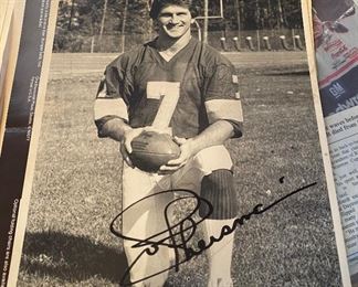 Joe Theisman Autographed Promo Photo