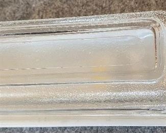 Fire King Milk Glass Butter Dish