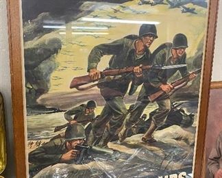 Original 1942 "Buy War Bonds" Poster