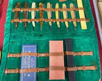 Rare and Nice Case XX Straight Razor Salesman Sample Kit