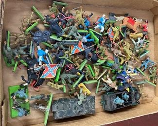 Vintage Britain German, American and English Soldiers 