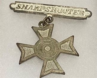 WW2 Sterling Marine Sharpshooter Badge