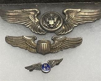 WW2 Sterling Pilot and Crew Wings