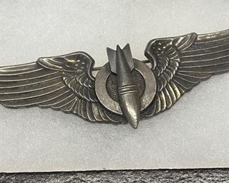 Sterling WW2 Bombardier Wings