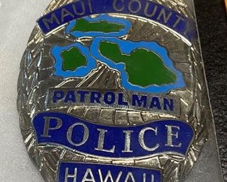Obsolete Maui County Police Badge