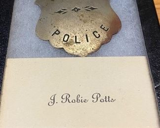 Named Early Special Police Badge