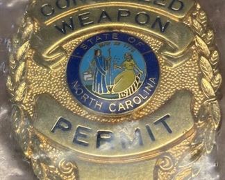 Concealed Weapon Badge