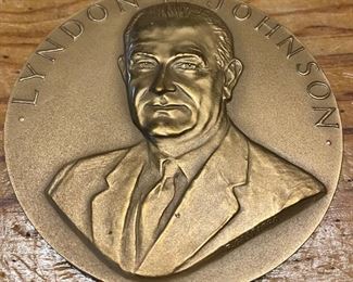 Assorted Bronze Presidential Medallions