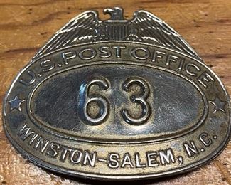 Winston Salem Post Office Badge