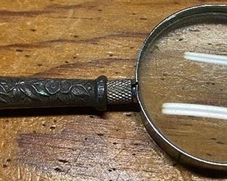 Small Sterling Handle Magnifier