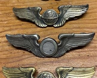 Assorted Clutch Back and Pinback U.S. Wings