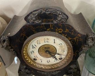 Old European Mantle Clock