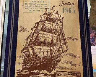 1965 Siler Funeral Home Calendar Thomasville, N.C.