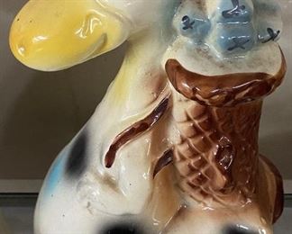 1961 American Bisque Flintstone Dino Bank