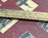 Siler City Monument Company Yard Stick