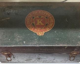 Old House of Kuppenheimer Clothing Display Box 