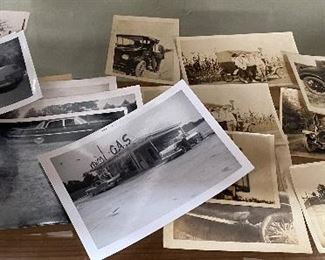 Grouping of Old Automobile Photographs