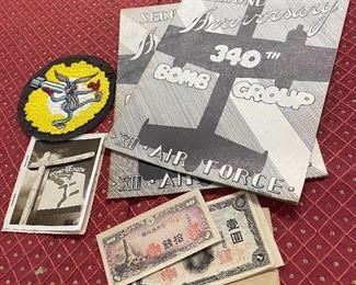 340th Bomb Group Grouping (Patch has Mothing)