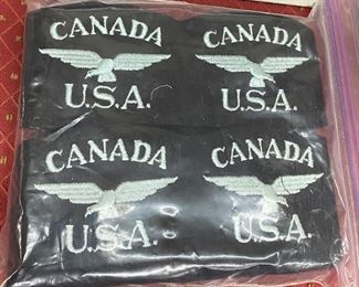 Canada/U.S.A. Patches