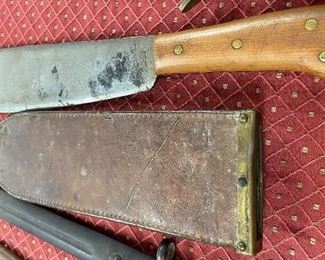 USMC Medical Bolo Knife and Scabbard