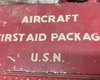 Aircraft First Aid Package U.S. Navy with Contents