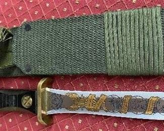 EK made Victory in the Pacific Commemorative Knife and Scabbard 