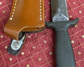 Vintage Gerber Knife and Scabbard