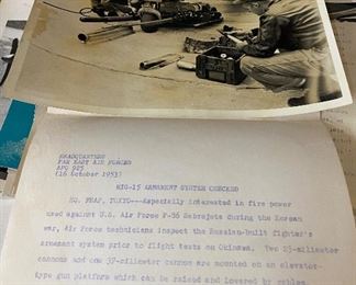 Military Aircraft Photographs with Press Release Info