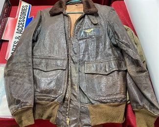 Named WW2 Leather Flight Jacket
