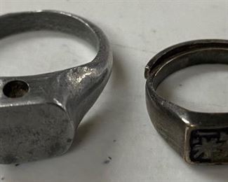 Trench Art Rings
