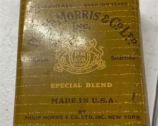 Metal Philip Morris Cigarette Tin