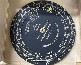 WW2 Army Air Corps D-4 Computer