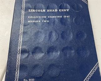 Partial Wheat Penny Book