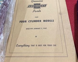 1947 Chevrolet Parts Guide