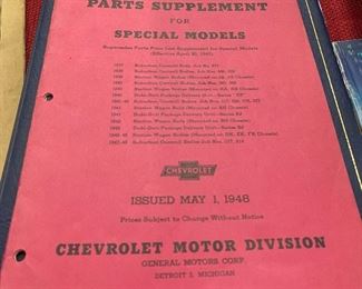 1948 Chevrolet Parts Supplement