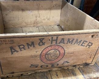 Old Arm & Hammer Baking Soda Crate