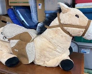 Large Plush Horse