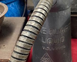 Galvanized Service Station Oil Can