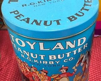 Toyland Peanut Butter Tin